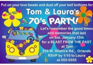 70 S Birthday Party Invitations 70 Birthday Invitations Templates Bagvania Free