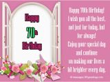 70 Year Old Birthday Card Sayings 70th Birthday Wishes and Messages 365greetings Com