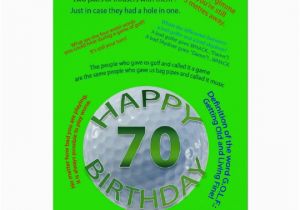 70 Year Old Birthday Cards Golf Jokes Birthday Card for 70 Year Old Zazzle Co Uk
