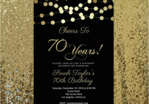70 Year Old Birthday Invitations 15 Golden Birthday Card Templates Free Premium Templates