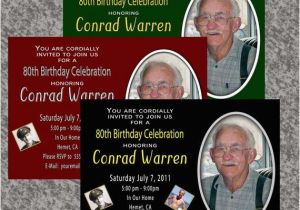 70 Year Old Birthday Invitations Birthday Party Invitations for 50 60 70 80 Year Old