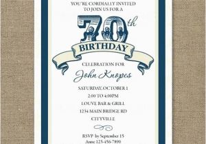 70 Year Old Birthday Invitations Birthday Party Invitations for On Colors Th Birthday