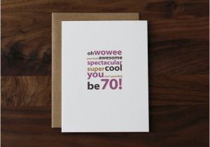 70th Birthday Cards for Him Happy 70th Birthday Card for Him Her Friend Husband