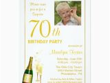 70th Birthday Cards for Him Surprise 70th Birthday Invitations Announcements