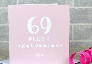 70th Birthday Cards to Print Personalised 70th Birthday Card by Pink and Turquoise