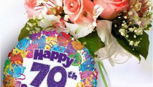 70th Birthday Flowers Delivered 70th Birthday Flowers and Balloon Available for Uk Wide