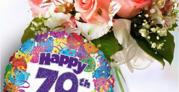 70th Birthday Flowers Delivered 70th Birthday Flowers and Balloon Available for Uk Wide