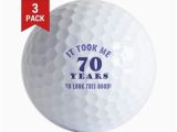 70th Birthday Gag Gifts for Him Hilarious 70th Birthday Gag Gifts Golf Balls by