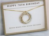 70th Birthday Gifts for Him 70th Birthday Gift 7 Year Anniversary Gift Personalized 70th