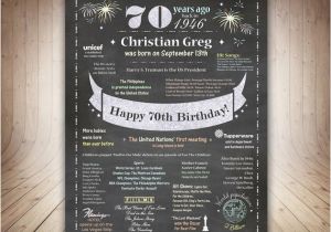 70th Birthday Gifts for Him 70th Birthday Gift for Him 70th Birthday Poster Dad by