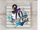 70th Birthday Gifts for Him 70th Birthday Gift for Him Affordable Coaster From