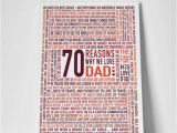 70th Birthday Gifts for Him Gift for Dad 70th Birthday Gift Gift for Him Reasons why
