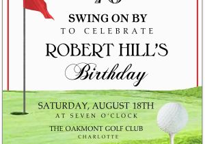 70th Birthday Gifts for Him Golf Golf Tee 70th Birthday Invitations Paperstyle