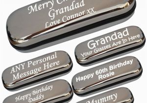 70th Birthday Gifts for Him Uk Personalised Glasses Case 70th 80th 90th Birthday Gift for