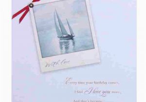 70th Birthday Gifts for Husband Sailing Boat Photograph Husband 70th Birthday Card Clintons
