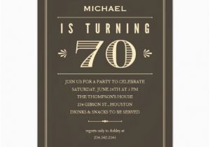 70th Birthday Gifts for Man 70th Birthday Invitations for Men Zazzle