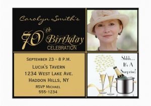 70th Birthday Invitation Card Sample 70th Birthday Party Invitations Party Invitations Templates