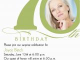 70th Birthday Invitation Card Sample 70th Milestone Birthday Birthday Invitations From
