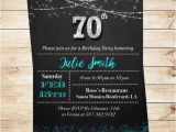 70th Birthday Invitations for Dad Diy 70th Birthday Invitations Elegant 70th by