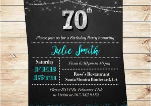 70th Birthday Invitations for Dad Diy 70th Birthday Invitations Elegant 70th by