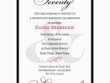 70th Birthday Invitations Wording Samples Classic 70th Birthday Milestone Invitations Paperstyle