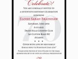 70th Birthday Invite Wording Classic 70th Birthday Celebrate Party Invitations Paperstyle