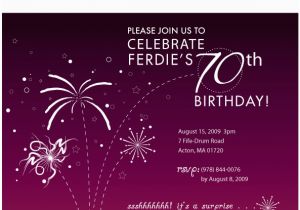 70th Birthday Invites Templates Quotes for 70th Birthday Invite Quotesgram