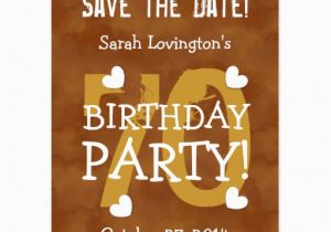 70th Birthday Save the Date Cards Save the Date 70th Birthday Party V70b Gold Postcard Zazzle