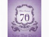 70th Birthday Save the Date Cards Save the Date 70th Birthday Personalized Postcard Zazzle