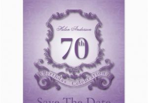 70th Birthday Save the Date Cards Save the Date 70th Birthday Personalized Postcard Zazzle