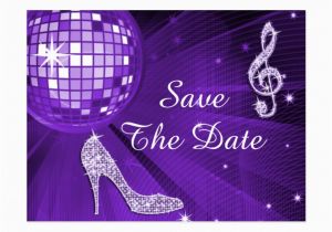 70th Birthday Save the Date Cards Sparkly Stiletto Heel 70th Birthday Save the Date Postcard