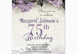 75 Birthday Invitation Wording 16 75th Birthday Invitations Unique Ideas Birthday