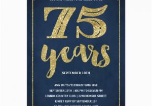 75 Birthday Invitation Wording the Best 75th Birthday Invitations and Party Invitation