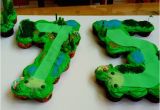 75th Birthday Cake Ideas for Him 75th Birthday Cupcake Cake with Golf theme Modified From