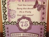 75th Birthday Card Ideas 13 Best Moms 75th Party Ideas Images On Pinterest 75th