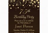 75th Birthday Card Ideas the Best 75th Birthday Invitations and Party Invitation