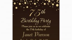 75th Birthday Card Ideas the Best 75th Birthday Invitations and Party Invitation