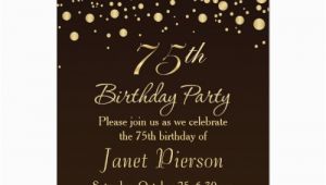 75th Birthday Card Ideas the Best 75th Birthday Invitations and Party Invitation