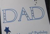 75th Birthday Cards for Dad Personalised Handmade Dad Birthday Card 40th 50th 60th