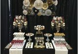 75th Birthday Decorations Ideas 75th Birthday Party Black Tie Sweets Table Milestone