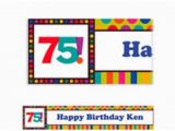 75th Birthday Decorations Party City Custom 70th 75th Birthday Banners Milestone Birthday