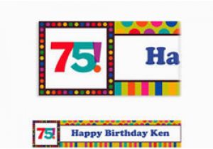 75th Birthday Decorations Party City Custom 70th 75th Birthday Banners Milestone Birthday