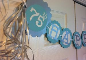 75th Birthday Decorations Supplies 75th Birthday Decorations Personalization Available