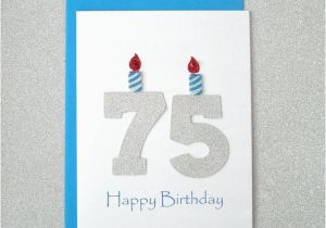 75th Birthday Greeting Cards 75th Birthday Card 75th Milestone Birthday Card 75th