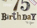 75th Birthday Greeting Cards Happy 75th Birthday Foiled Greeting Card Cards Love Kates