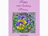 75th Birthday Greeting Cards Mom 39 S 75th Birthday Greeting Card Zazzle