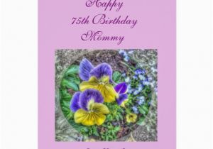 75th Birthday Greeting Cards Mom 39 S 75th Birthday Greeting Card Zazzle