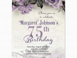 75th Birthday Party Invitation Wording 16 75th Birthday Invitations Unique Ideas Birthday