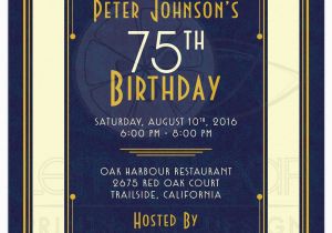 75th Birthday Party Invitation Wording 16 75th Birthday Invitations Unique Ideas Birthday