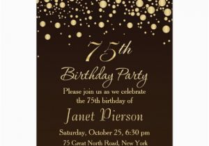 75th Birthday Party Invitation Wording the Best 75th Birthday Invitations and Party Invitation